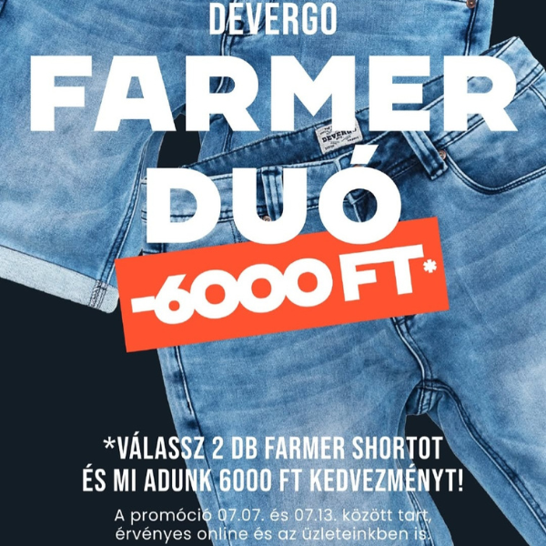 Devergo: 6000Ft kedvezmény