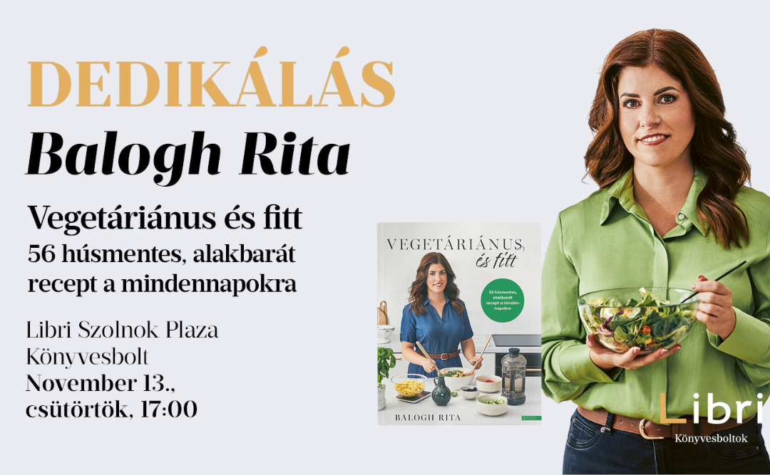 Balogh Rita Könyvdedikálás a Szolnok Plazában
