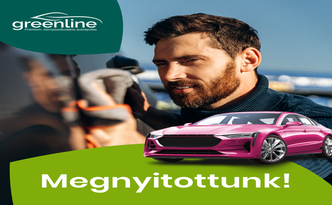 Greenline Clean autómosó nyílik a Szolnok Plazában