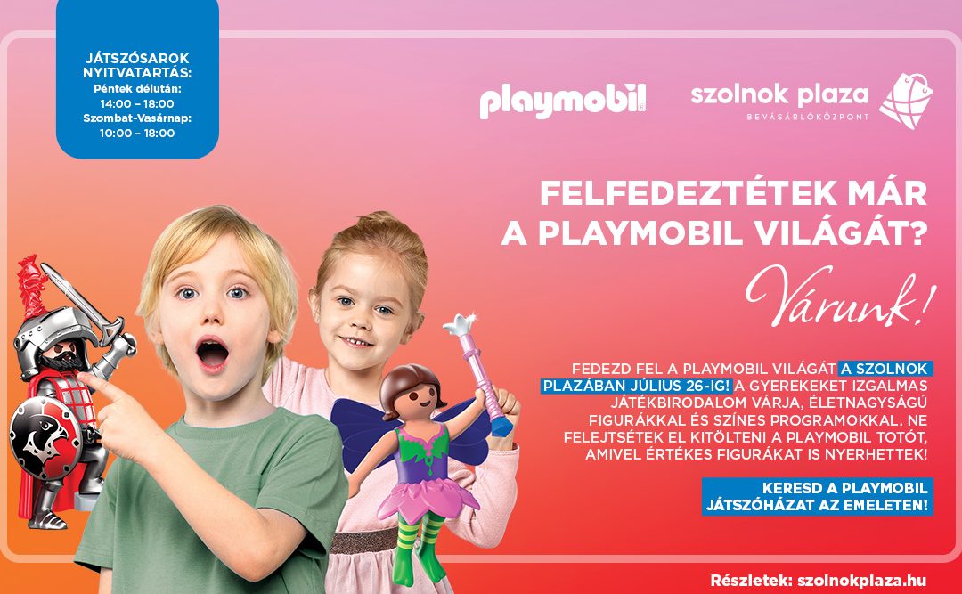 Playmobil Roadshow a Szolnok Plazában